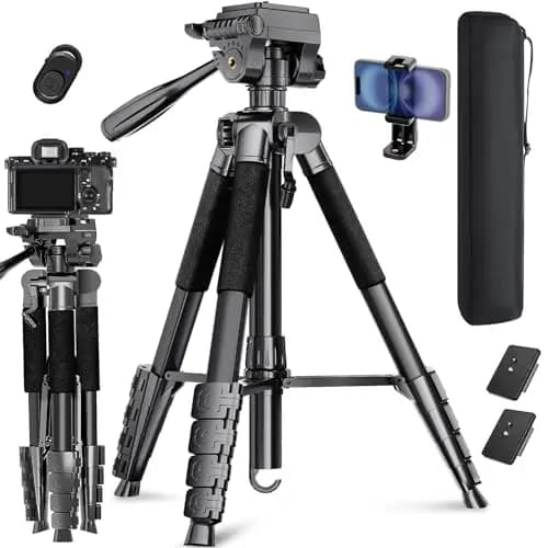 Lusweimi 187cm Aluminium Kamera Stativ