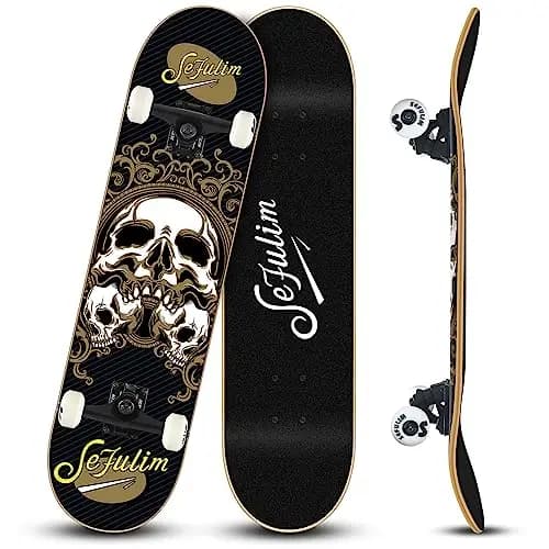 sefulim 31x8 Zoll Skateboard