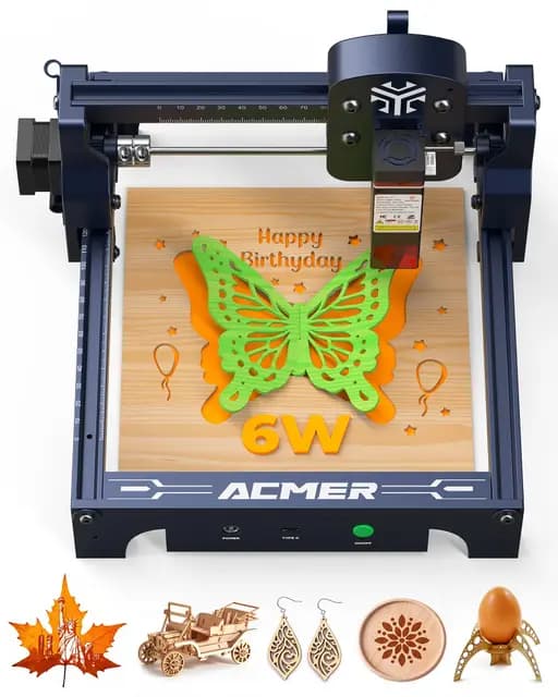 Acmer T1 6W Laser-Graviermaschine