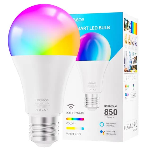 UPXNBOR E27 WLAN LED Lampe