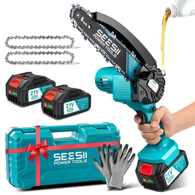 Seesii M6 Pro Akku-Kettensäge
