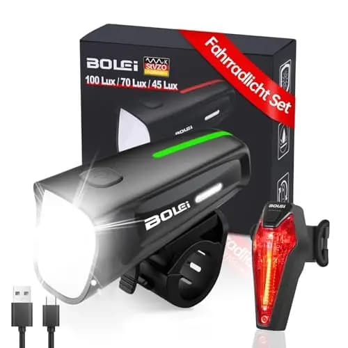 BOLEi LED-Fahrradlicht Set