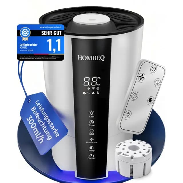 HOMBEQ Ultraschall Luftbefeuchter 4,2L