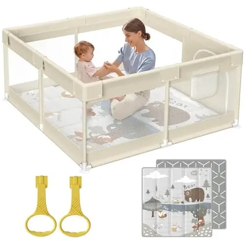 Fodoss 120x120cm Baby Laufstall
