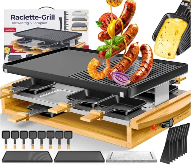 KESSER Raclette-Grill mit Naturstein