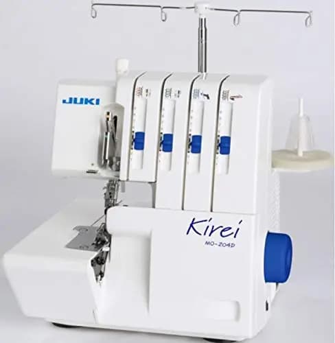 Juki MO-204D Kirei 4 Faden Overlockmaschine, für Einsteiger und Vielnäher, für Dehnbare oder bi-elastische Materialien