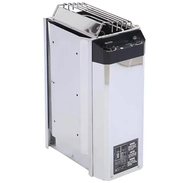 3KW Saunaofen mit Interner Steuerung, Edelstahl, Heizgerät, Saunaraum, 220 V