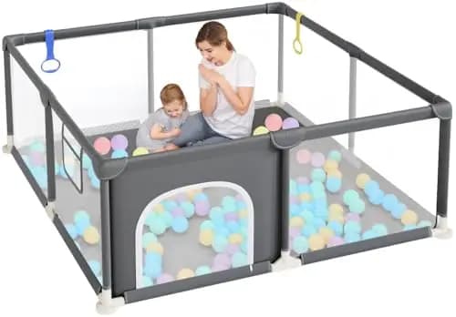 Dripex Kompakter Baby Laufstall
