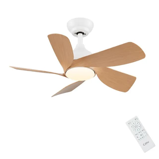 CJOY 76cm Deckenventilator mit LED-Beleuchtung