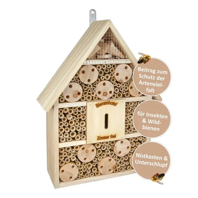 CULT at home Insektenhotel Nistkasten aus Holz 38 cm