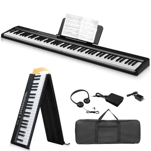 LEADZM 88-Tasten Faltbares Digitalpiano