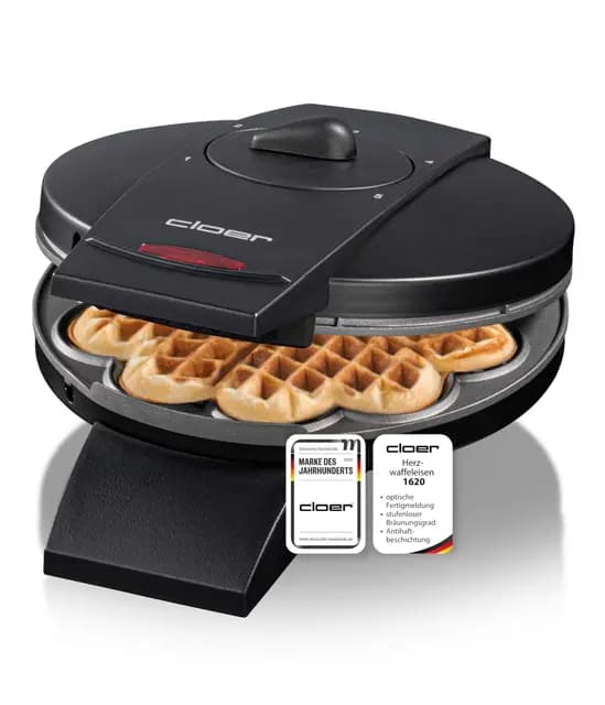 Cloer 1620 Herzwaffeleisen