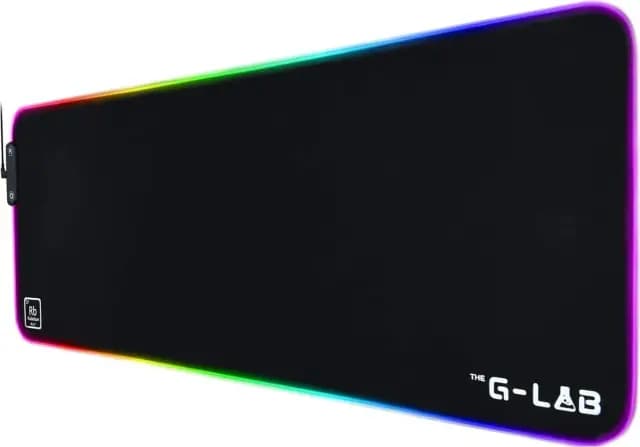 The G-Lab Pad Rubidium XXL RGB Gaming-Mauspad Schwarz