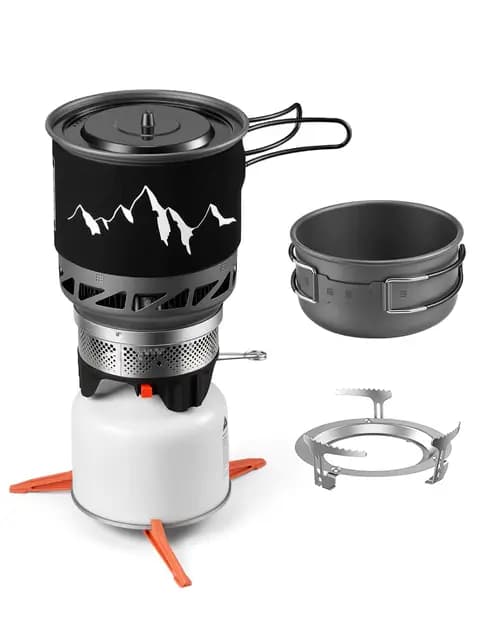 Odoland 7-in-1 Campingkocher Set