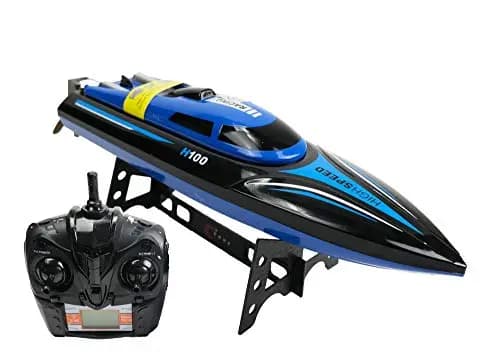efaso H100 RC Boot ferngesteuertes Rennboot Racing Boot 2,4 GHz für Seen und Pools High Speed 25km/h schnell Bootsspielzeug