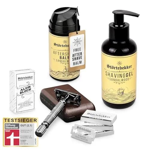 Störtebekker Rise 'N Shine Rasierset Herren Schwarz