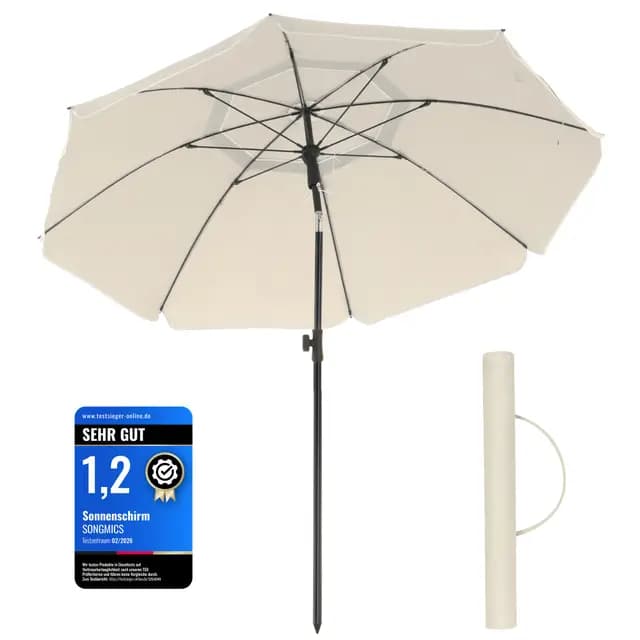 SONGMICS GPU60WTV1 Sonnenschirm