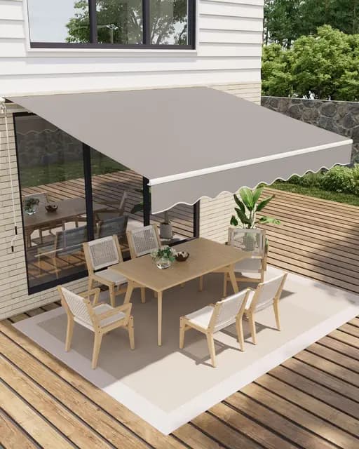 GarveeHome Gelenkarmmarkise 400x250cm