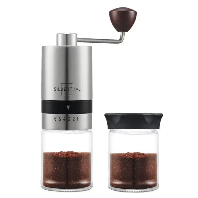 SILBERTHAL Edelstahl Kaffeemühle