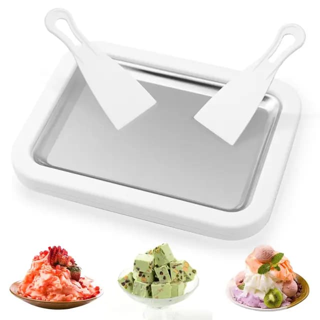 Jeinbuil Eisplatte Eiscreme Roller