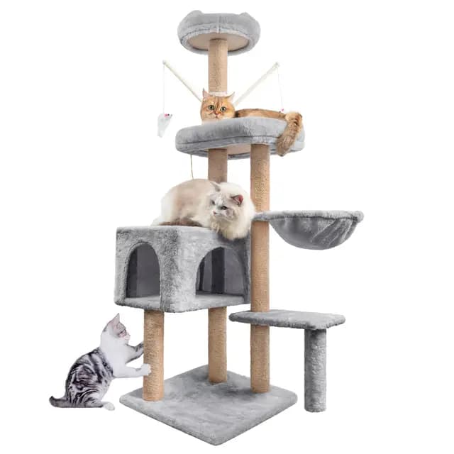 HOMIDEC 145cm Katzen Kratzbaum