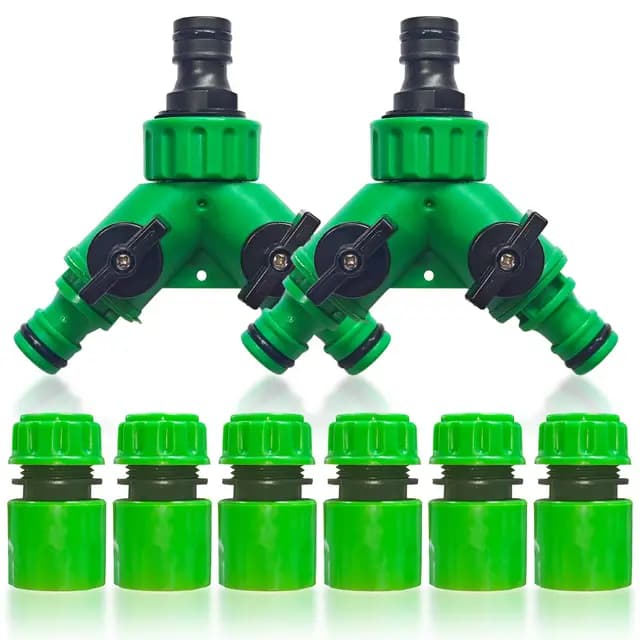 DITK-U 3/4 Zoll Gartenschlauch Y-Verteiler