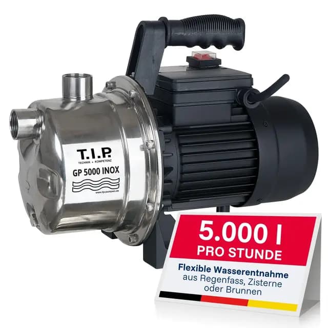 T.I.P. GP 5000 INOX Gartenpumpe