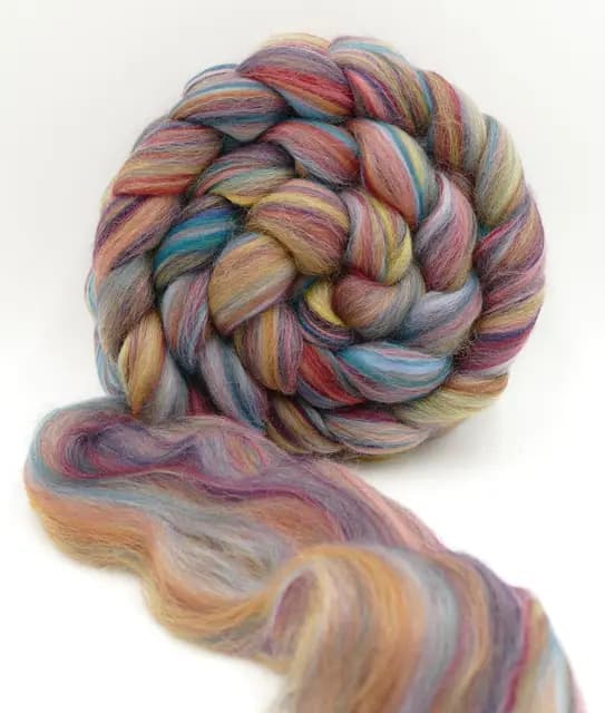 Kammzug Merino, Bluefaced Leicester, Shetland, Corriedale 100g Spinnfasern, Filzwolle, Spinnwolle, Wolle zum spinnen, filzen, weben