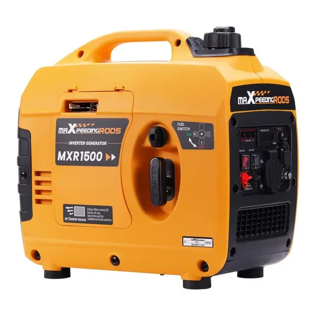 maXpeedingrods 1200W Benzin-Stromgenerator