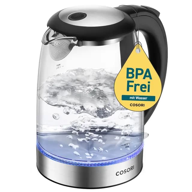 COSORI 1,7L Glas-Wasserkocher