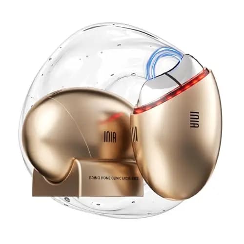 INIA 7-in-1 Gua-Sha Gesichtsmassagegerät mit Rotlicht und Kryomodus