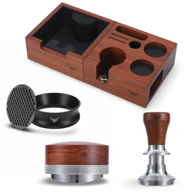 KNODOS Espresso Zubehör Set Rosenholz