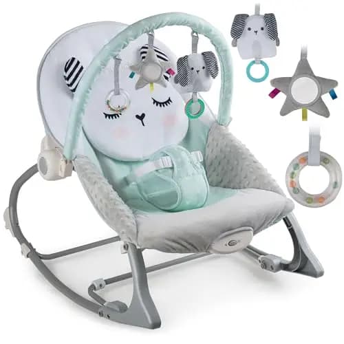 Nukido Babywippe Grau-Minze