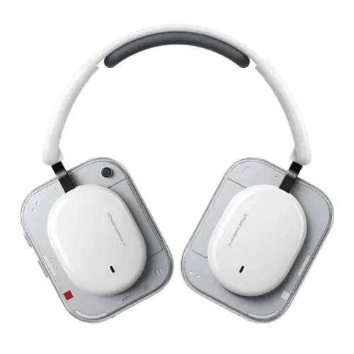 Nothing Headphone (a) Kabellose Over-Ear Kopfhörer mit ANC, bis zu 135h Akkulaufzeit, Hi-Res, LDAC, Anpassbare taktile Steuerung – Weiß