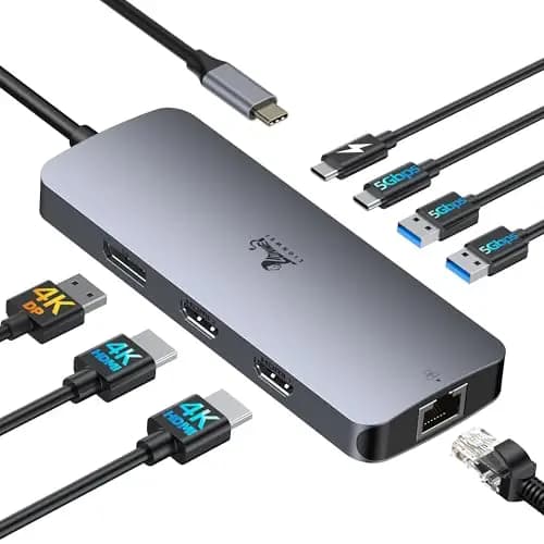 LIONWEI 8-in-1 USB-C Docking Station