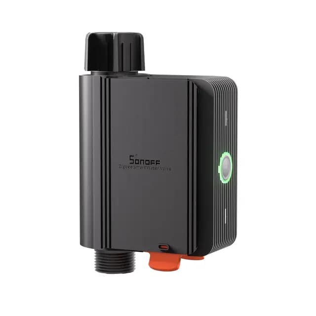 SONOFF Smart Bewässerungscomputer,App-gesteuertes automatisches Bewässerungssystem mit Zeitplanung und Mengensteuerung, erfordert Zigbee 3.0 Hub, kompatibel mit Amazon Alexa und Home Assistant