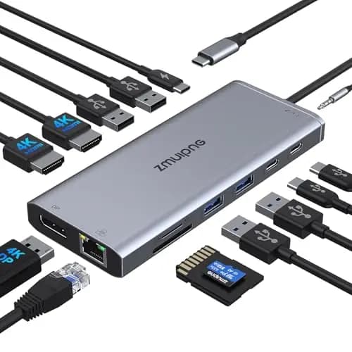ZMUIPNG 14-in-1 USB-C Dockingstation
