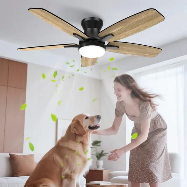 Airwit 106 cm Deckenventilator mit LED-Beleuchtung