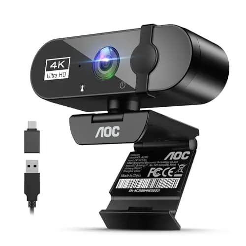 AOC 4K Webcam mit Mikrofon