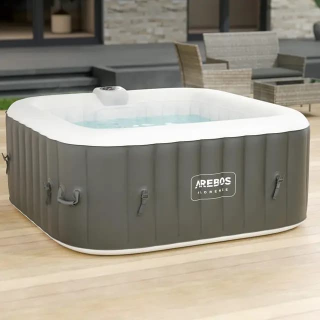 Arebos Florence Aufblasbarer Whirlpool