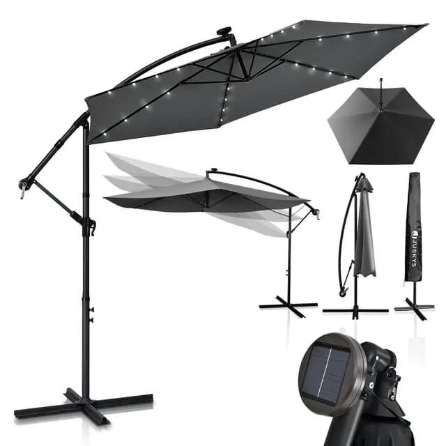 Juskys Brazil 350cm Sonnenschirm