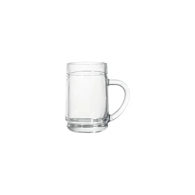 Stölzle Oberglas Robuste Weinkanne 0,25 l 6er Set MIT WEINLAUB DEKOR I Hochwertige Trinkgläser mit Henkel 6 Stück für Rotwein Weißwein I Spritzerglas 250ml spülmaschinenfest & bruchsicher