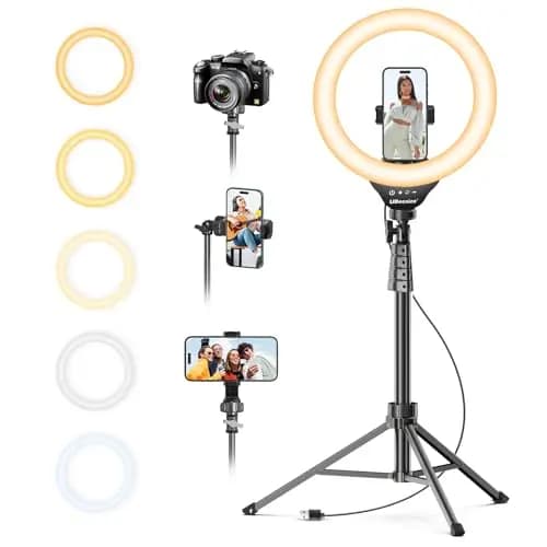 UBeesize 12 Zoll Ringlicht mit Stativ