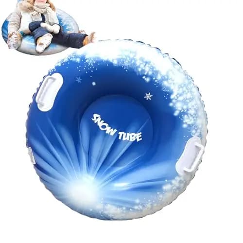 Generisch 80cm Aufblasbarer Schnee-Schlitten
