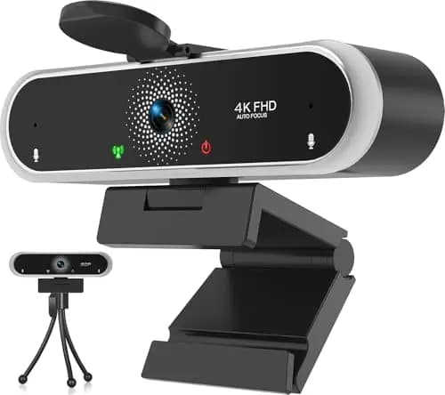 NIVEOLI 4K Webcam mit Mikrofon