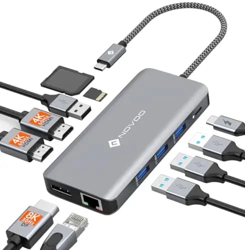 NOVOO NVHUB11V1DPDNS USB-C Dockingstation