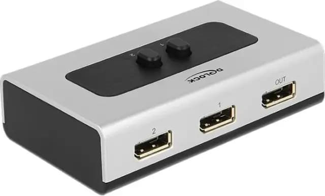DeLOCK DisplayPort Switch 2-fach – Bild 1