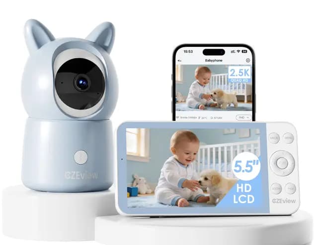 CZEview 2.5K Babyphone mit Kamera
