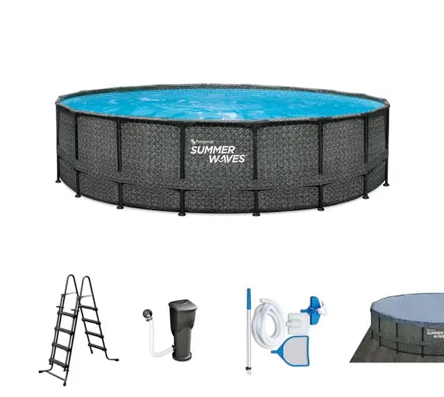 Summer Waves Rattanoptik Gartenpool