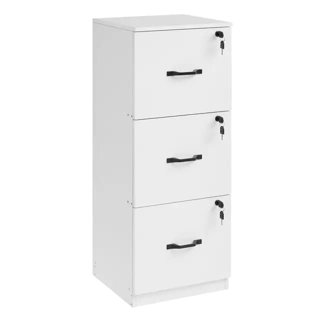 VASAGLE Wolkenweiß Aktenschrank